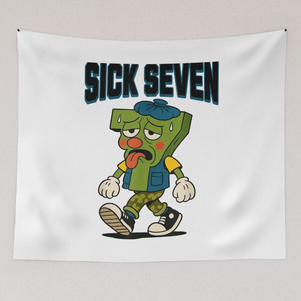 Item preview, Sick Seven Meme Trend Six Seven Fun Wordplay Funny 6 7 Halloween Costume  designed and sold by ivotee.
