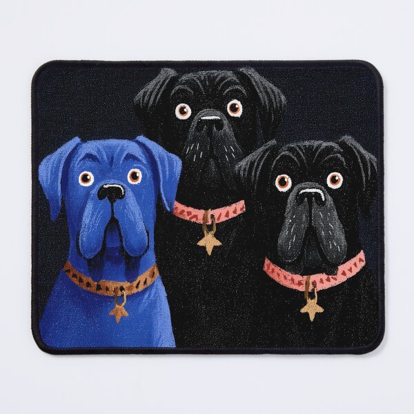 Item preview, Majestic Mastiffs with Bronze Stars Folk Art designed and sold by Flying Doggo.