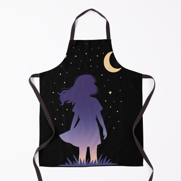 Item preview, Girl looking at a Moon designed and sold by Gold Phoenix Adro.