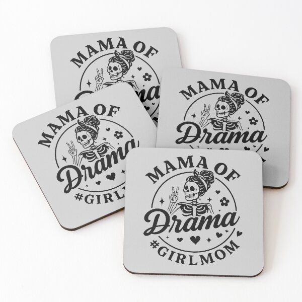 Item preview, Funny Skeleton Mom – Mama of Drama designed and sold by Kaurisdigital.