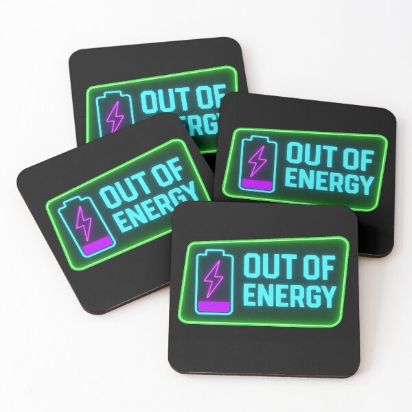Item preview, OUT OF ENERGY T-Shirt designed and sold by NAJURE.