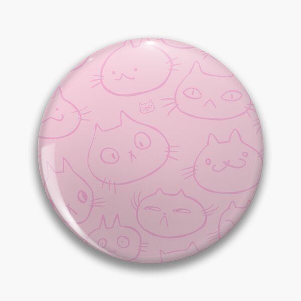 Item preview, Pink Cat Pattern designed and sold by La Gata Lola.