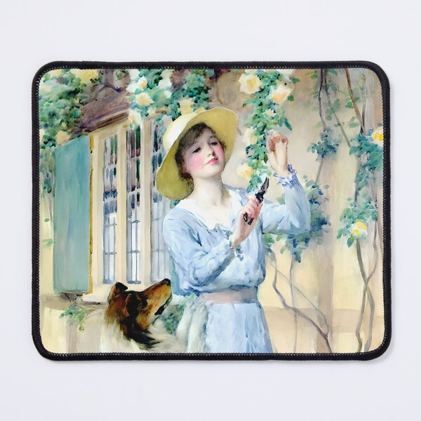 Item preview, Picking Roses - William Henry Margetson designed and sold by Jon-Baran.