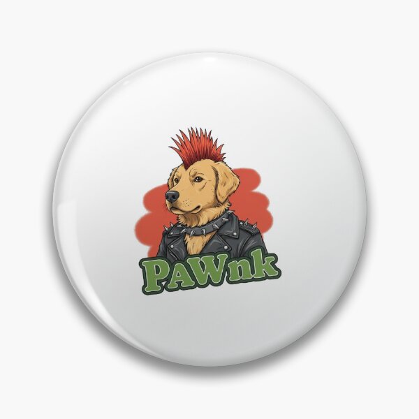 Item preview, PAWnk Rock" - Dog with Attitude designed and sold by VibeThreadsAura.