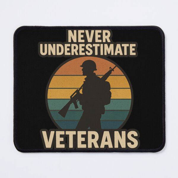 Item preview, Never Uderestimate Veterans designed and sold by Prints-by-Olaf.