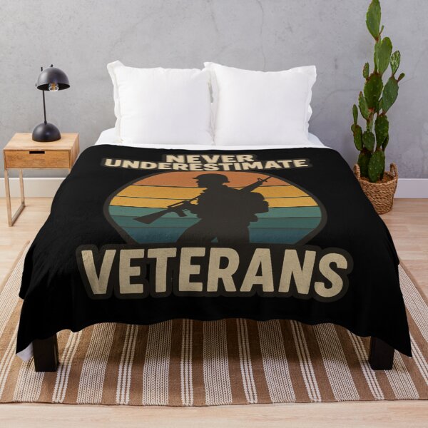 Item preview, Never Uderestimate Veterans designed and sold by Prints-by-Olaf.