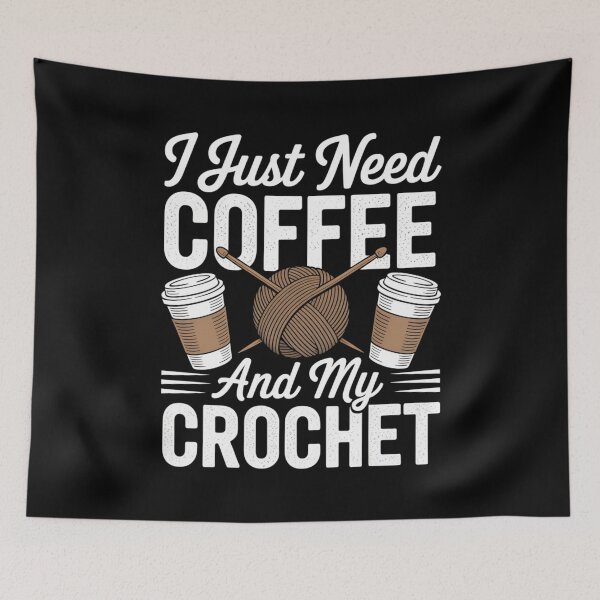 Item preview, Coffee and Crochet Lover - Perfect Design for Crafters and Yarn Enthusiasts designed and sold by Gogetgiggles.