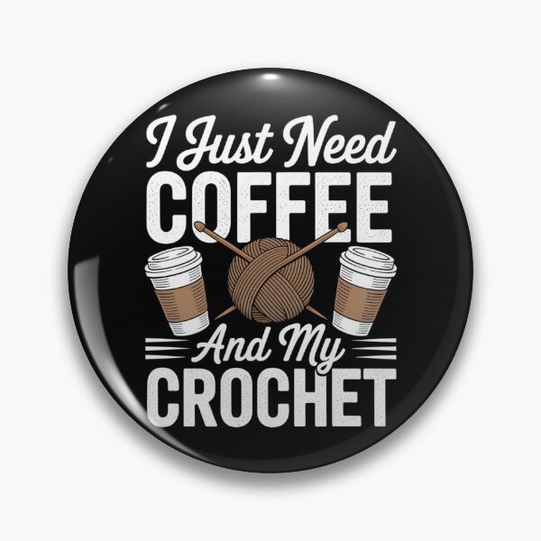 Item preview, Coffee and Crochet Lover - Perfect Design for Crafters and Yarn Enthusiasts designed and sold by Gogetgiggles.