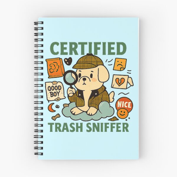 Item preview, Certified Trash Sniffer – Emotional Detective Dog Design designed and sold by SanPedroArt.