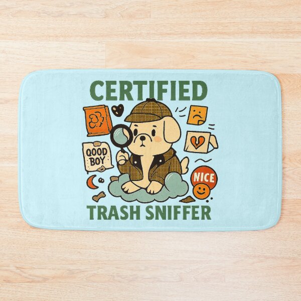 Item preview, Certified Trash Sniffer – Emotional Detective Dog Design designed and sold by SanPedroArt.