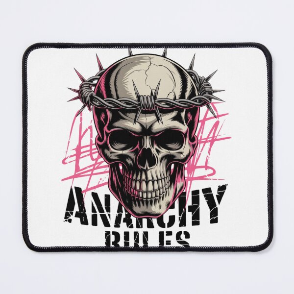 Item preview, Anarchy Skull Punk Grunge Revival T-Shirt - Distressed Goth Sticker designed and sold by GeniePixel.