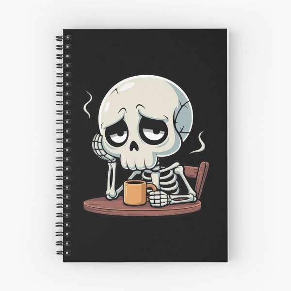 Item preview, Caffeinated Skeleton designed and sold by Prints-by-Olaf.