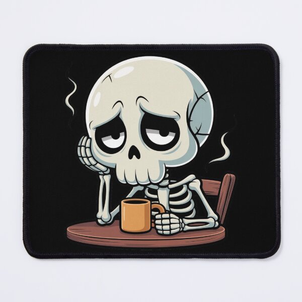 Item preview, Caffeinated Skeleton designed and sold by Prints-by-Olaf.