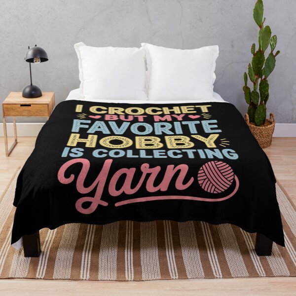Item preview, Funny Crochet Lover Collecting Yarn Design - Hobbies and Crafts designed and sold by Gogetgiggles.