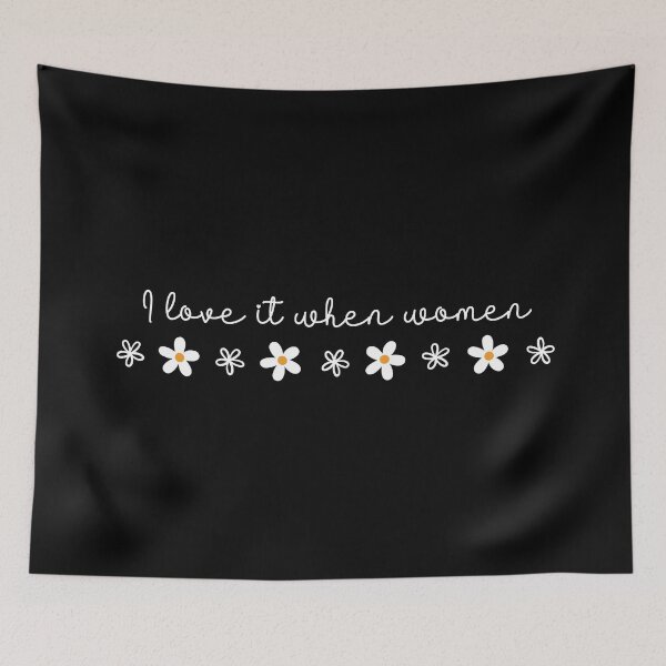 Item preview, I Love It When Women Design – Feminist Retro Daisy Aesthetic designed and sold by MyMomentShirt.