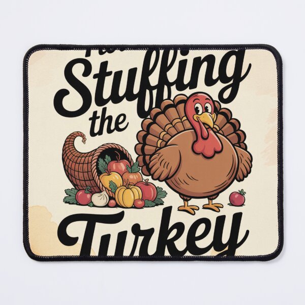 Item preview, I Love Stuffing the Turkey Throw Pillow | Funny Thanksgiving designed and sold by merchfun2.