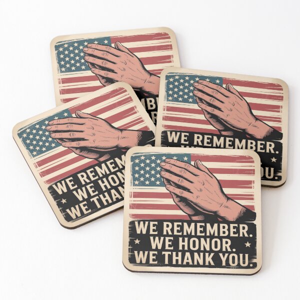 Item preview, We Remember We Honor We Thank You – Veterans Day designed and sold by Prints-by-Olaf.