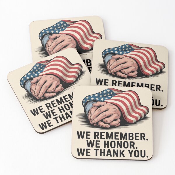 Item preview, We Remember We Honor We Thank You – Veterans Day designed and sold by Prints-by-Olaf.