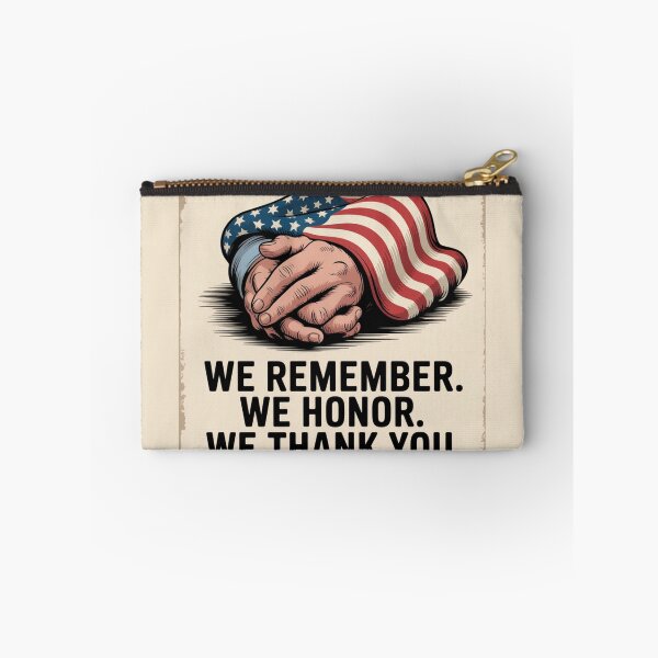 Item preview, We Remember We Honor We Thank You – Veterans Day designed and sold by Prints-by-Olaf.
