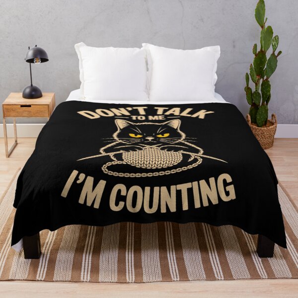 Item preview, Don't Talk to Me - I'm Counting Cat Design for Cat Lovers designed and sold by Gogetgiggles.