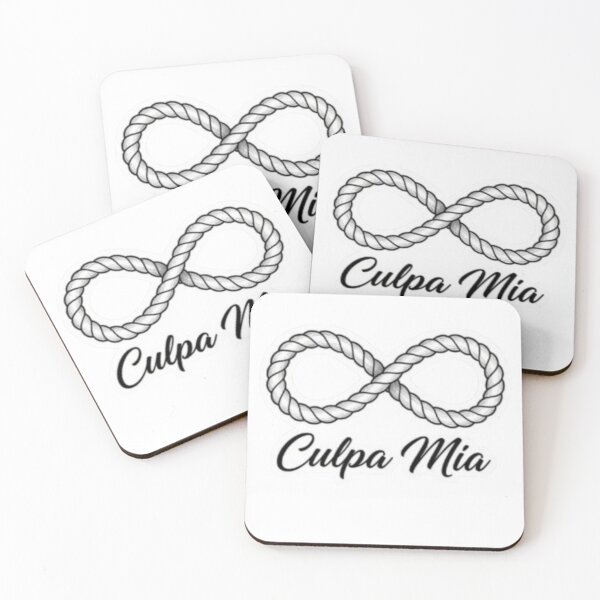 Item preview, Culpa Mia Infinity Knot - Rope Design and Eternal Fault Symbol designed and sold by Sofyan studio.