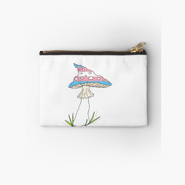 Item preview, Trans flag toadstool designed and sold by mymapuddle.