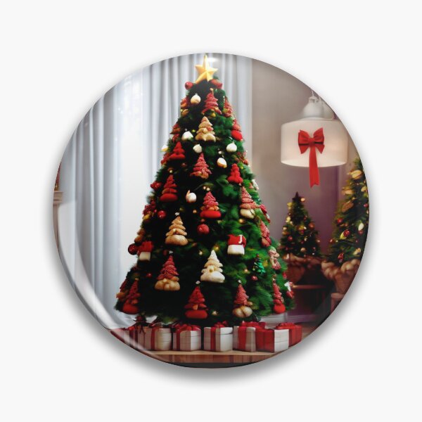 Item preview, Teddy Bear Christmas with a Tree.  designed and sold by Zofia Sosnecka.