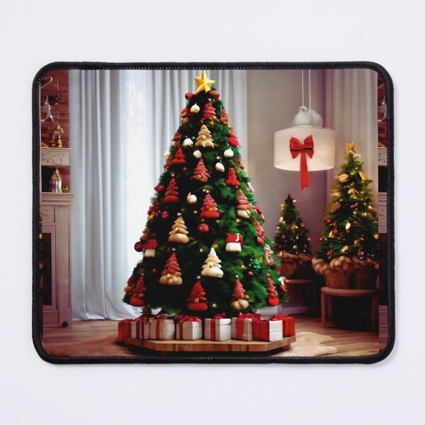 Item preview, Teddy Bear Christmas with a Tree.  designed and sold by Zofia Sosnecka.