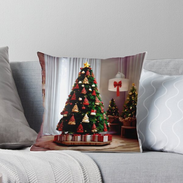 Item preview, Teddy Bear Christmas with a Tree.  designed and sold by Zofia Sosnecka.