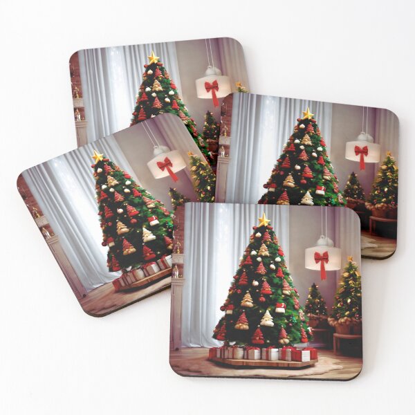 Item preview, Teddy Bear Christmas with a Tree.  designed and sold by Zofia Sosnecka.