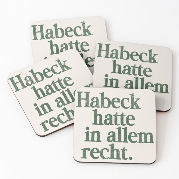 Item preview, Habeck was right about everything – political statement with grunge aesthetics designed and sold by VariousGoodies.
