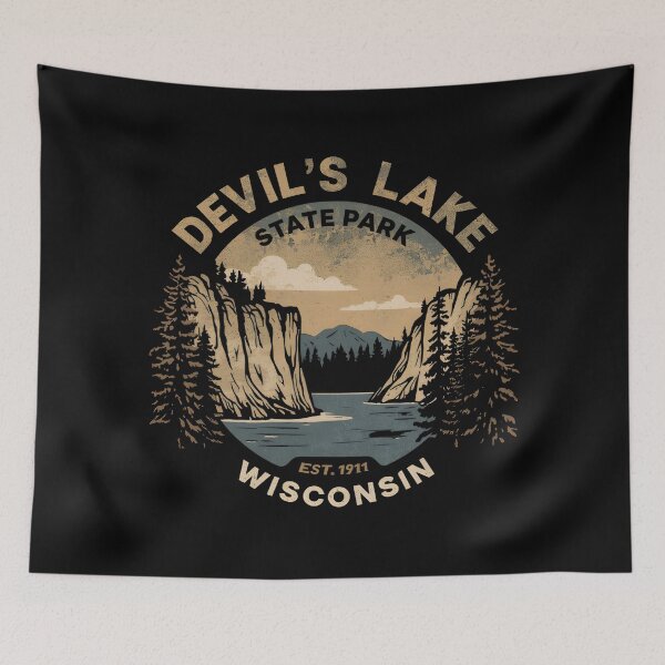 Item preview, Devil's Lake State Park - Wisconsin  designed and sold by GoodOldVintage.