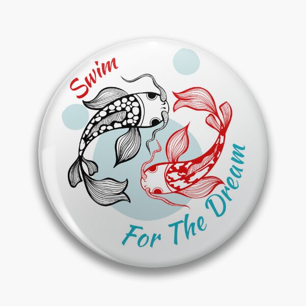 Item preview, T-shirt poisson koi Yin Yang Dessin à l'encre T-shirt de différentes tailles et couleurs designed and sold by karim00.