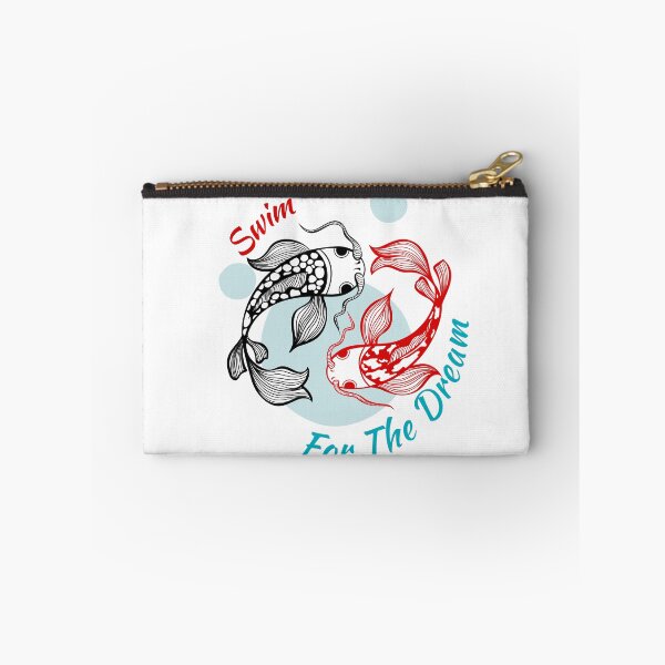 Item preview, T-shirt poisson koi Yin Yang Dessin à l'encre T-shirt de différentes tailles et couleurs designed and sold by karim00.