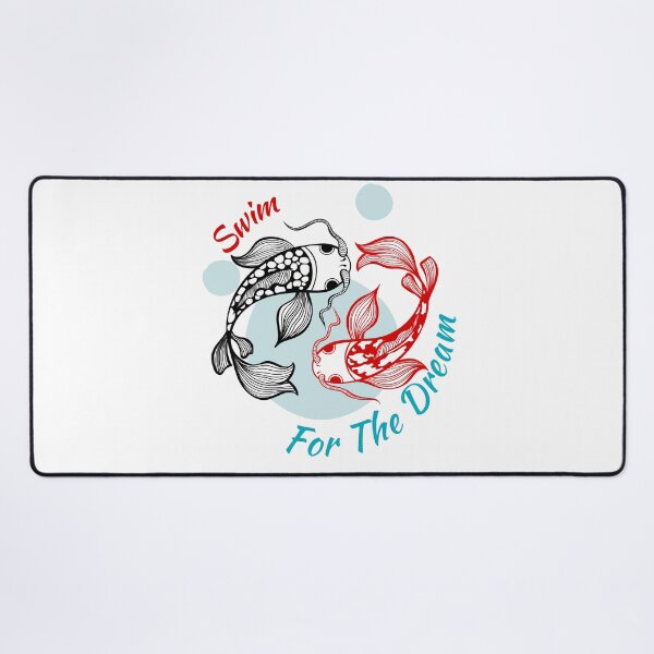 Item preview, T-shirt poisson koi Yin Yang Dessin à l'encre T-shirt de différentes tailles et couleurs designed and sold by karim00.