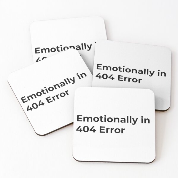 Item preview, Emotionally in 404 Error designed and sold by Low Social Battery Club.