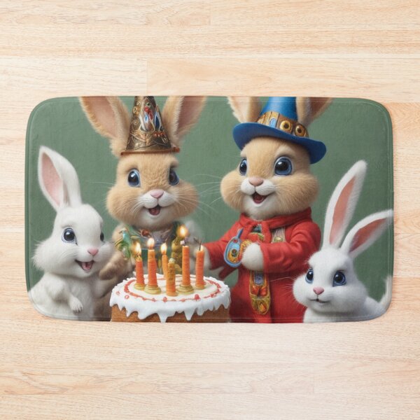 Item preview, Whimsical Bunny Birthday Party designed and sold by Help De Helpers.