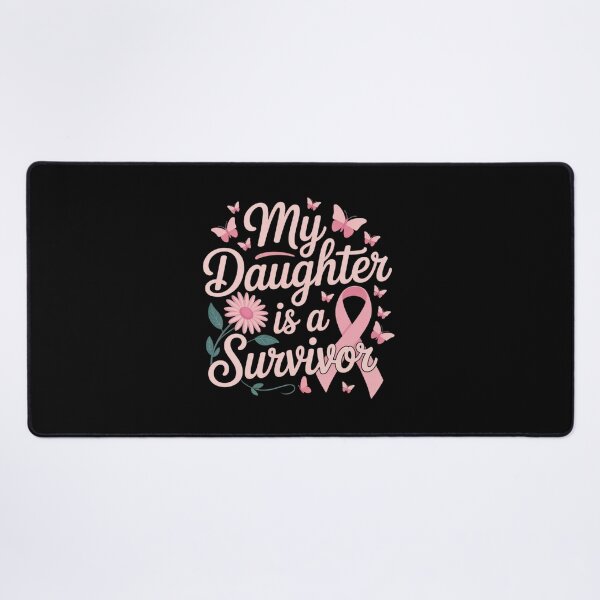 Item preview, My Daughter is a Survivor - Breast Cancer Awareness Design designed and sold by Gogetgiggles.