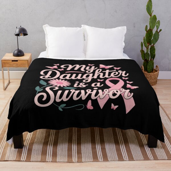 Item preview, My Daughter is a Survivor - Breast Cancer Awareness Design designed and sold by Gogetgiggles.