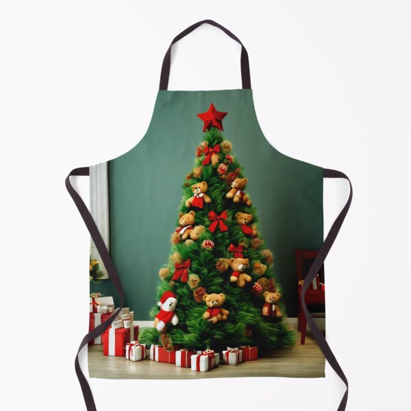 Item preview, A Teddy Bear Christmas with a Tree. designed and sold by Zofia Sosnecka.
