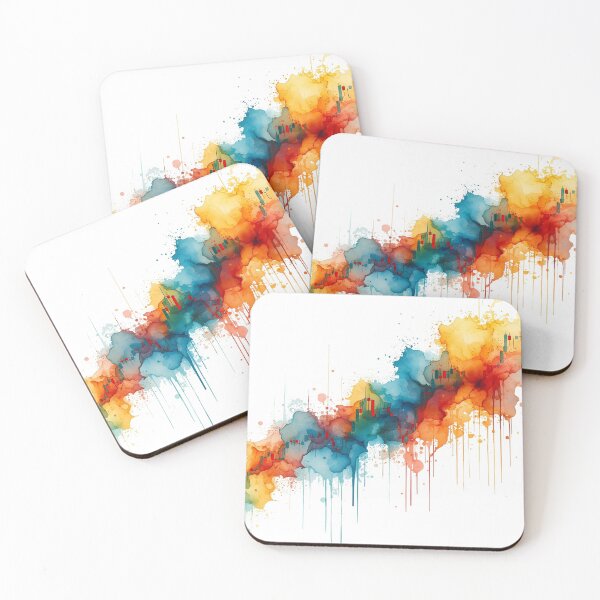 Item preview, Subtle Candles — Colorful Forex Abstract, funny, gifts, you, designed and sold by Ewelina Niemiec.