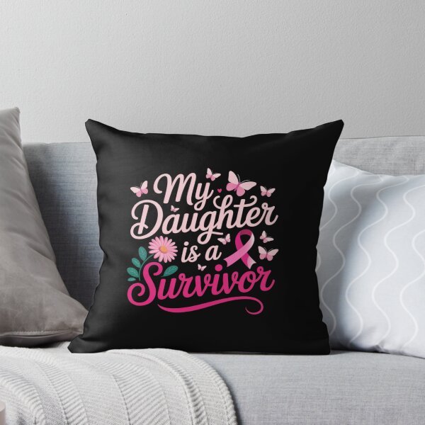 Item preview, My Daughter is a Survivor - Breast Cancer Awareness Design designed and sold by Gogetgiggles.