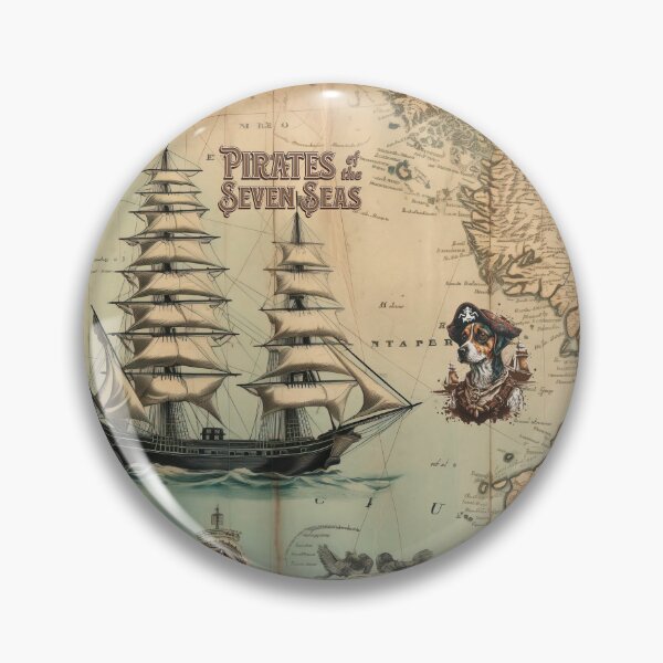 Item preview, Pirates of the seven seas designed and sold by Stencil Crafts.