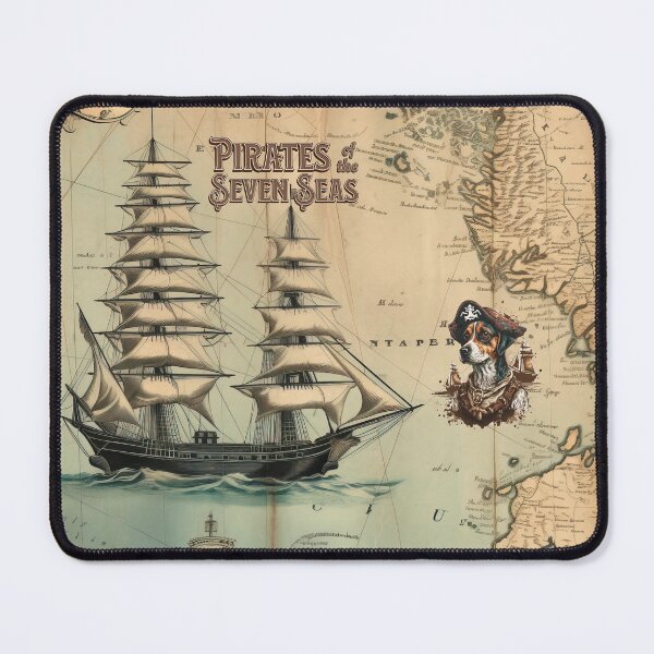 Item preview, Pirates of the seven seas designed and sold by Stencil Crafts.