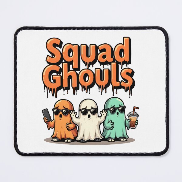 Item preview, Squad Ghouls Halloween T-Shirt – Urban Cute Ghosts with Boba and Sunglasses designed and sold by relso.