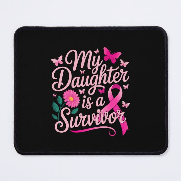 Item preview, My Daughter is a Survivor - Breast Cancer Awareness Design designed and sold by Gogetgiggles.