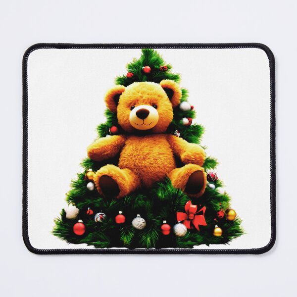 Item preview, A Teddy Bear Christmas with a Tree.  designed and sold by Zofia Sosnecka.