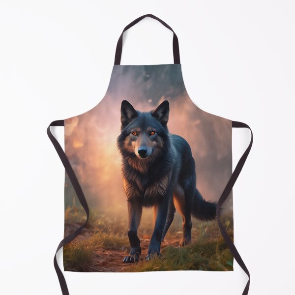 Item preview, Fierce Wolf at Sunset designed and sold by Help De Helpers.