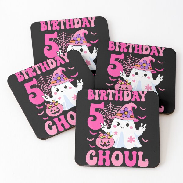 Item preview, I'M 5 Years Old Girls Cute Ghost It'S My 5Th Birthday Ghoul designed and sold by MadalynKiehn.