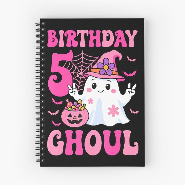 Item preview, I'M 5 Years Old Girls Cute Ghost It'S My 5Th Birthday Ghoul designed and sold by MadalynKiehn.